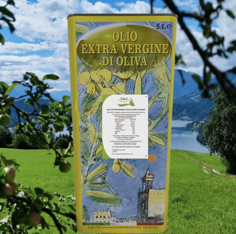 Extra virgin Olive oil 5 L (in aluminum can)