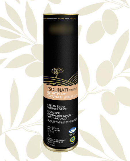 Extra Virgin Olive Oil - Variety Tsounati - Tin 1L