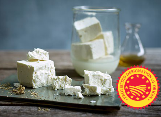 Feta Cheese DPO Elassona in Brine - Taper 10kg (Net Weight) - Price per Kg