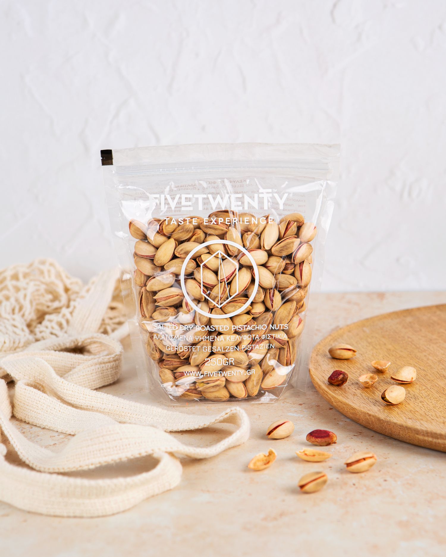 Pistachio nuts 250g (salted) zip bag