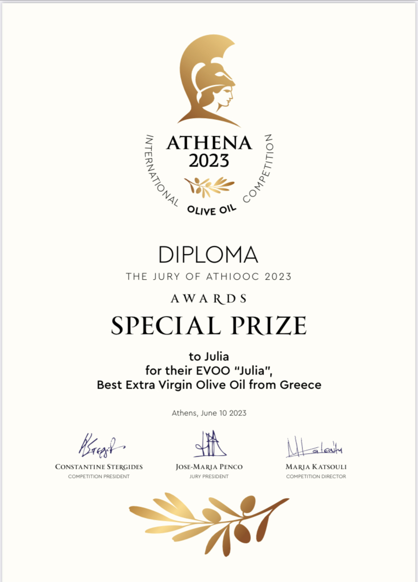 Julia Evoo bottle 500ml