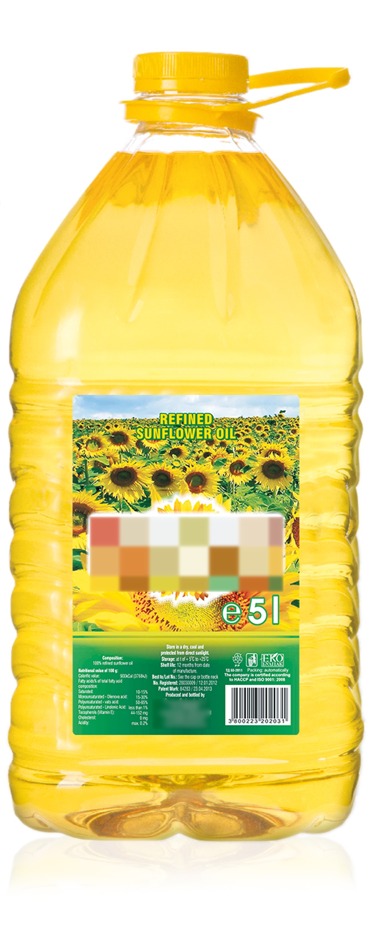 Sunflower oil 5l PET Bulgaria