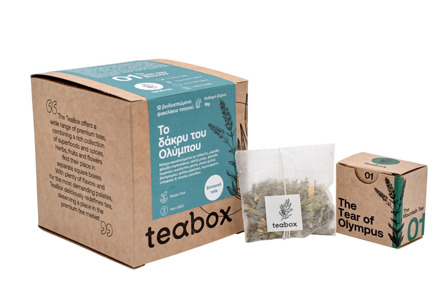 THE TEAR OF THE DRAGON # 1 MOUNTAIN TEA (12 individual teas in boxes)