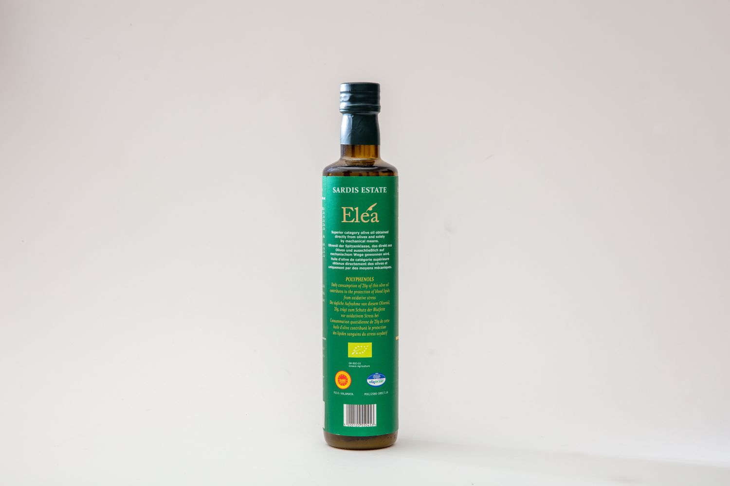 Organic Extra Virgin Οlive Οil Protected area Kalamata with High Polyphenols