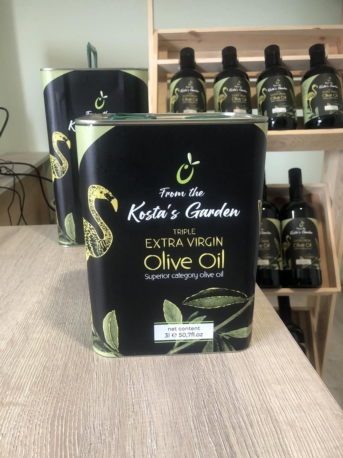 Kosta's Garden Olive Oil - Extra Virgin - 3 L