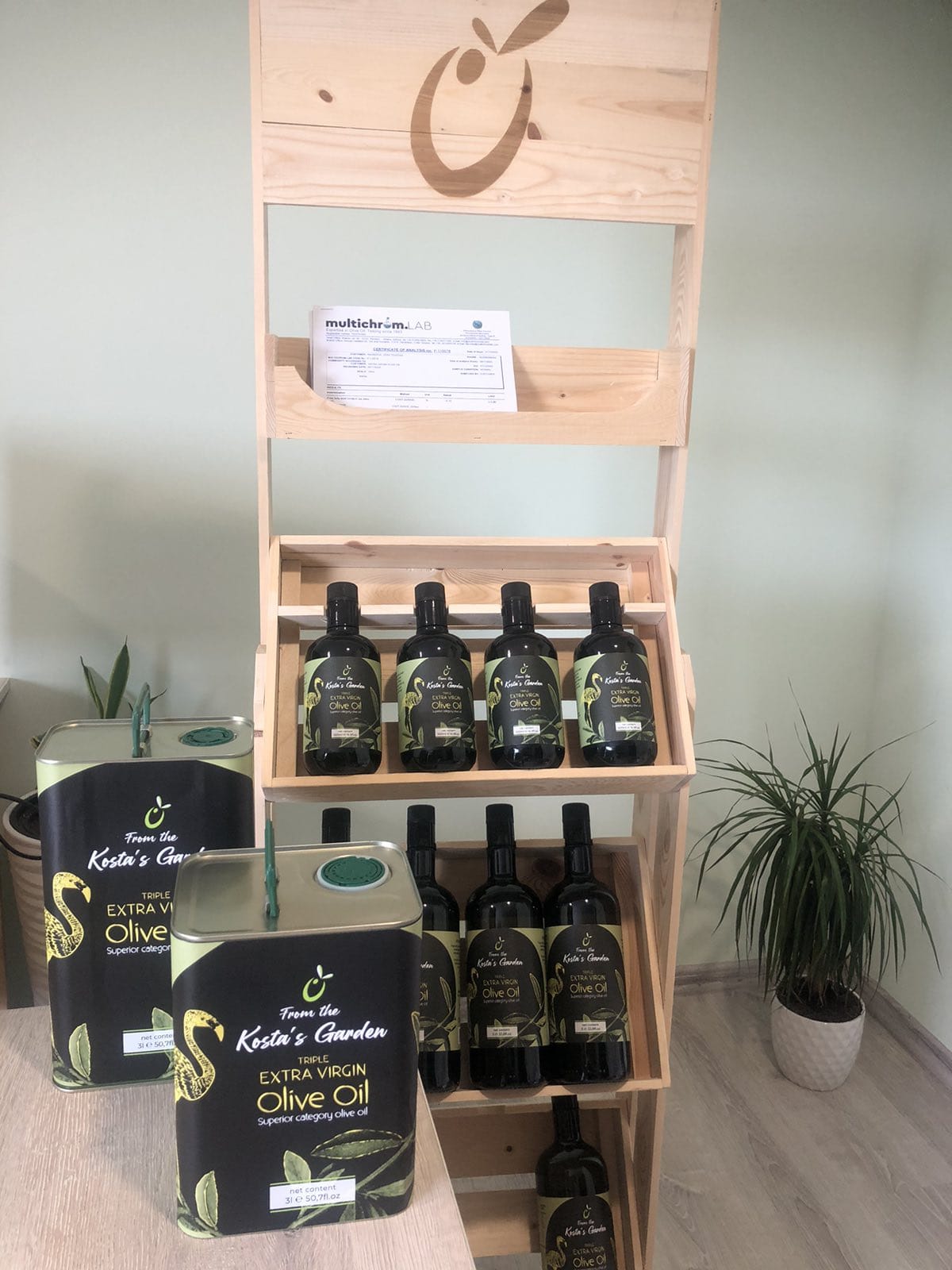 Kosta's Garden Olive Oil - Extra Virgin - 500ml