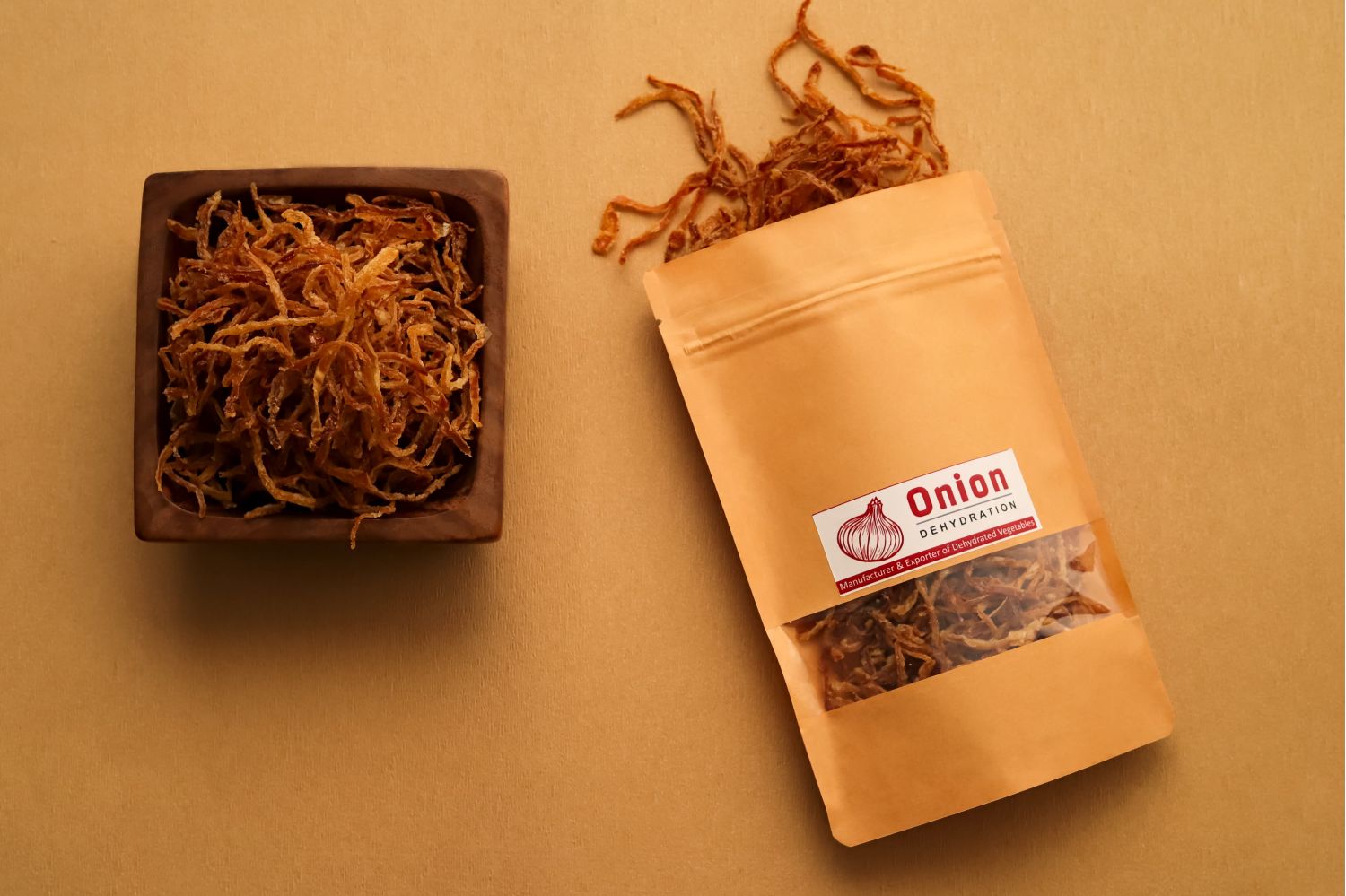 DEHYDRATED ONION, DEHYDRATED GARLIC, FRIED ONION