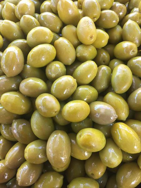 Green Olives - Wholes - Colossal (121-140) - Keg 5 Kg (str. weight) - Price/ Kg