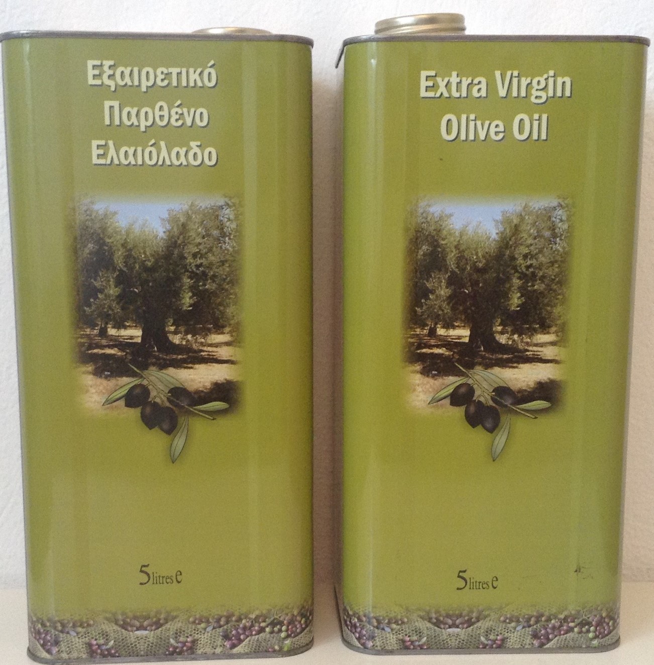 Αγνό Παρθένο Ελαιόλαδο 5lt