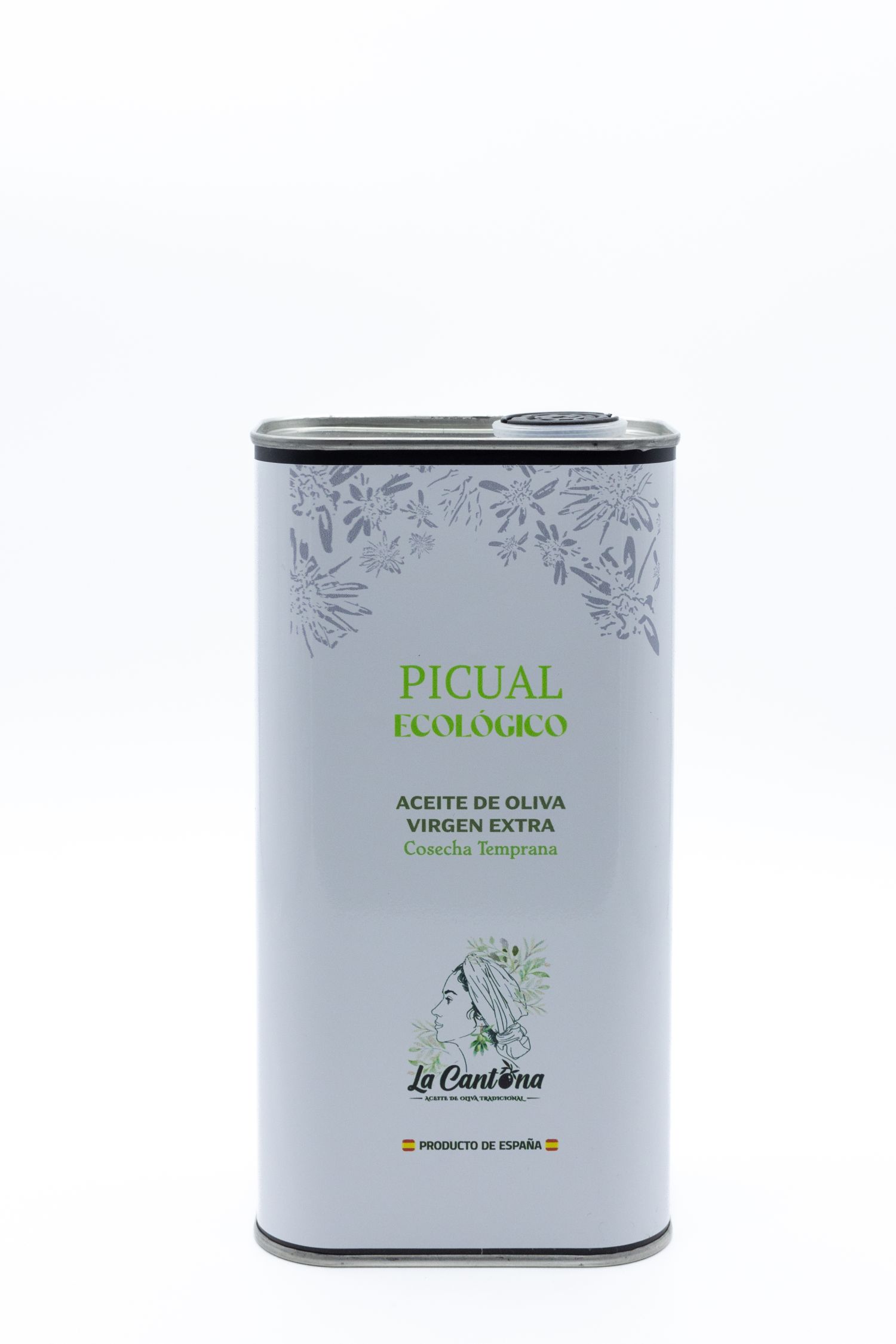 Extra Virgin Olive Oil in conversion to organic Picual 1 liter can