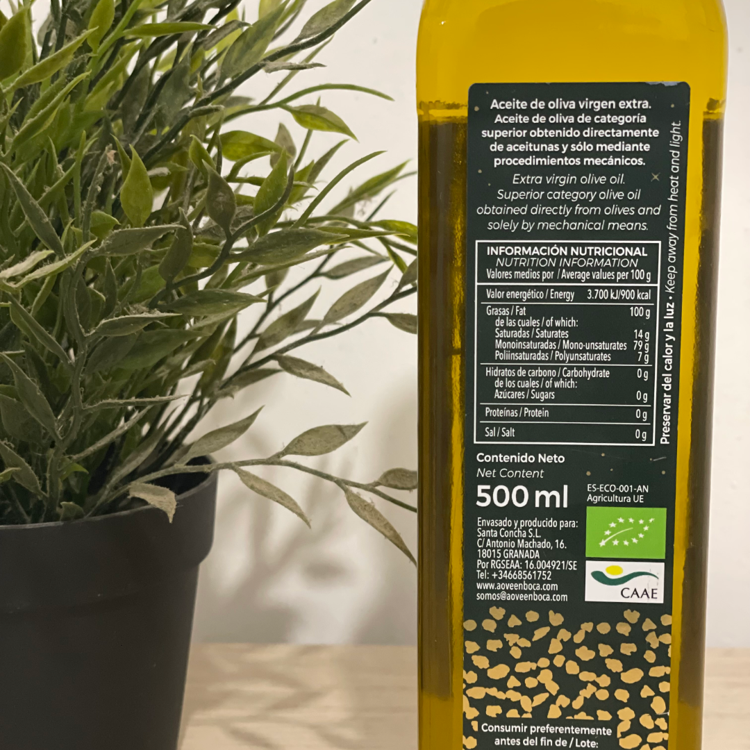 Extra Virgin Olive Oil 500ml Cristal España
