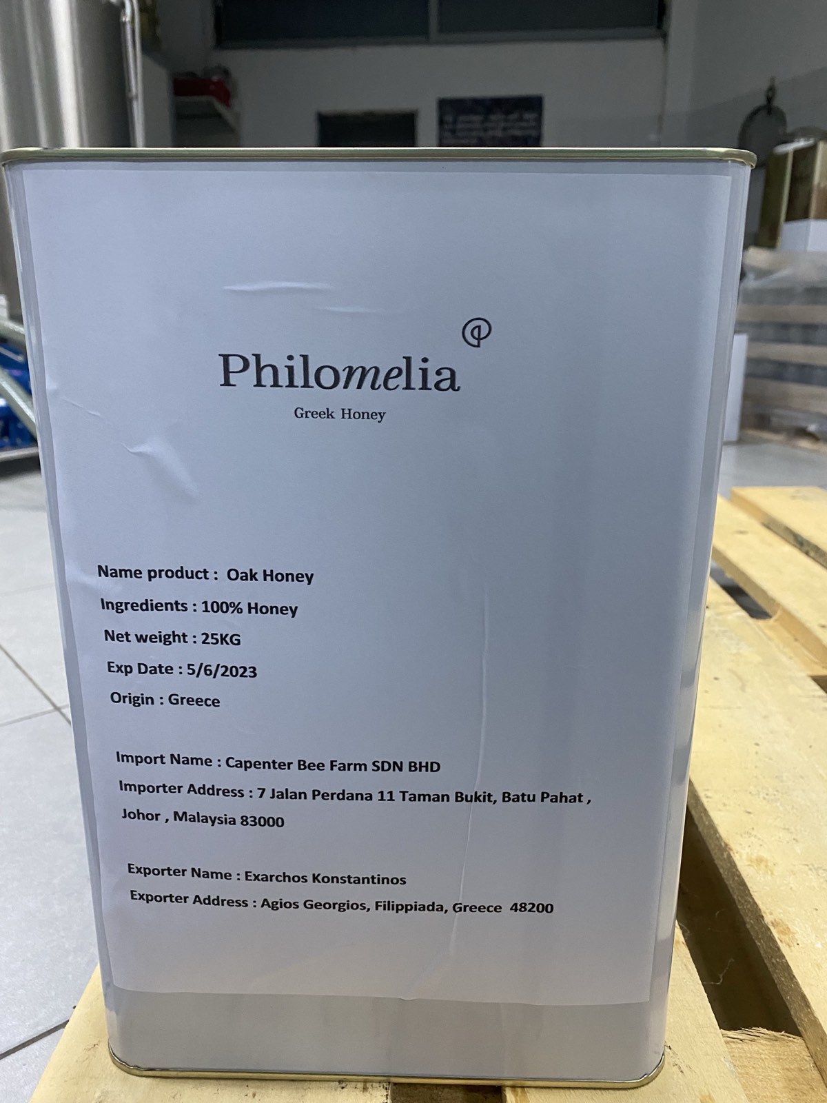 Bulk Honey 25kg
