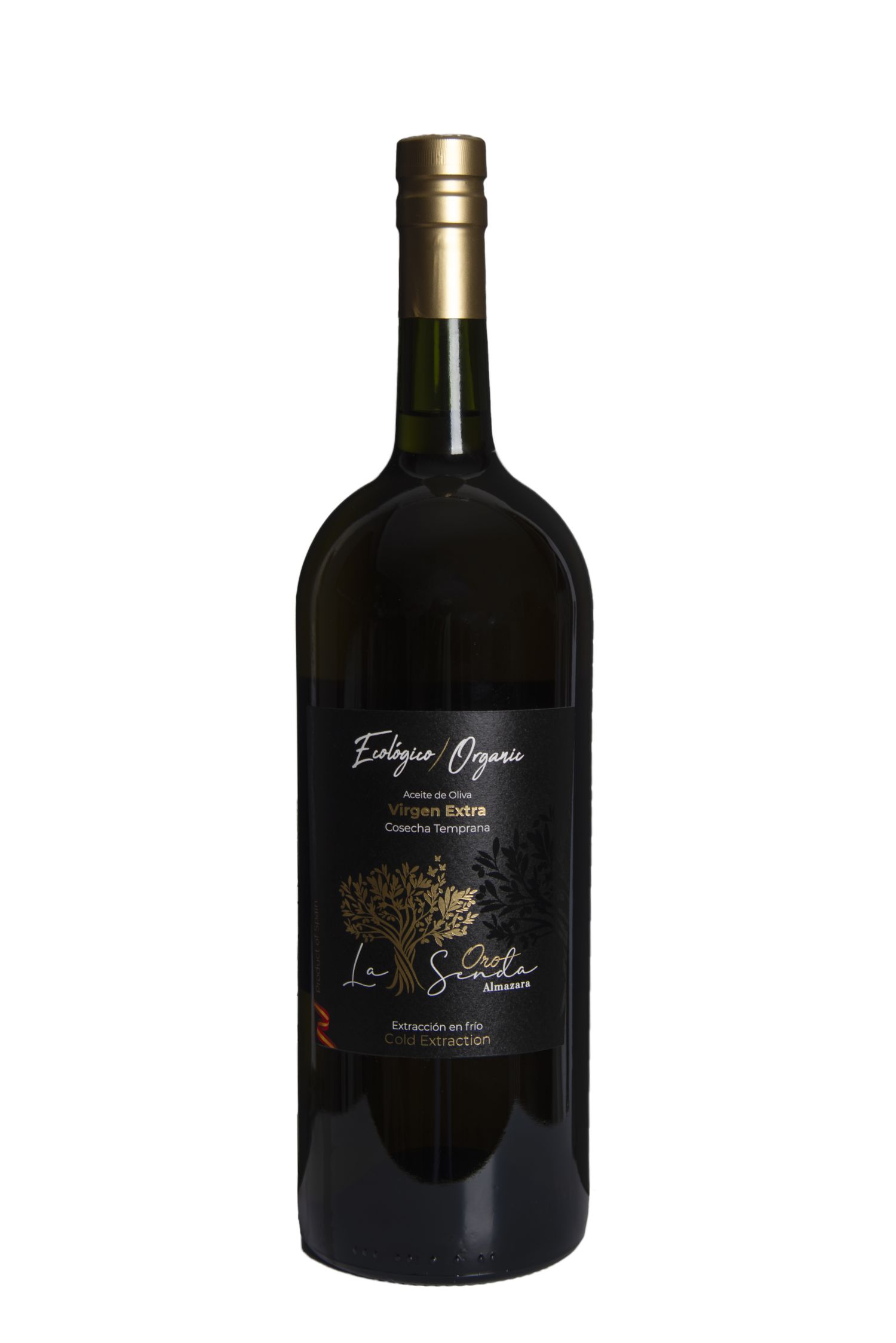 Extra Virgin Olive Oil, Organic - Magnum Early Harvest - 1.5L glass bottle - Wooden case