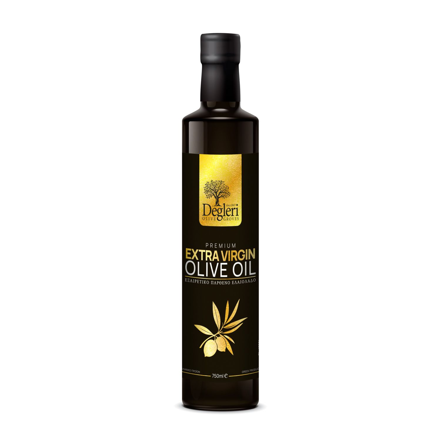 EVOO 750ml Glass Container Greece