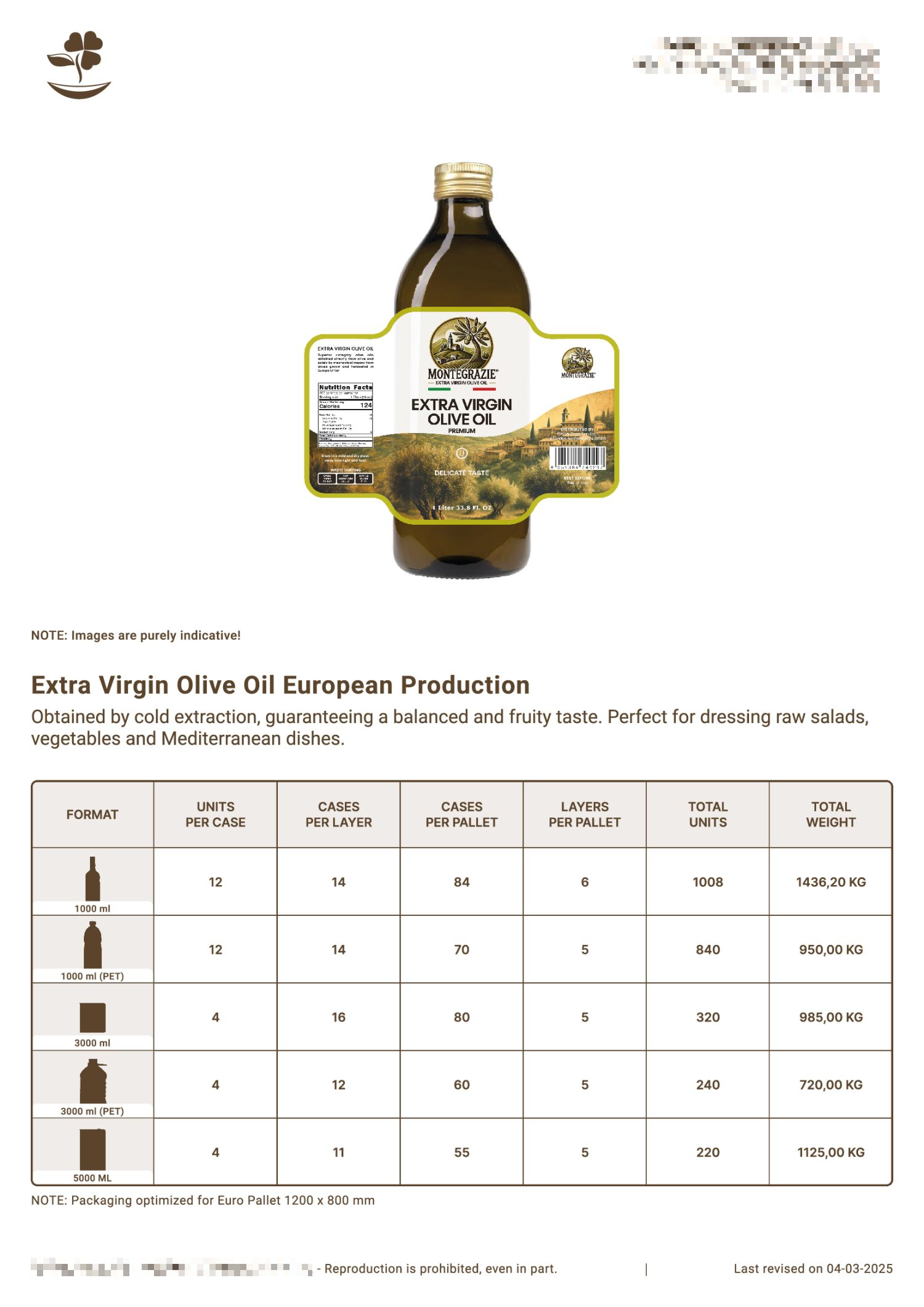 Extra Virgin Olive Oil