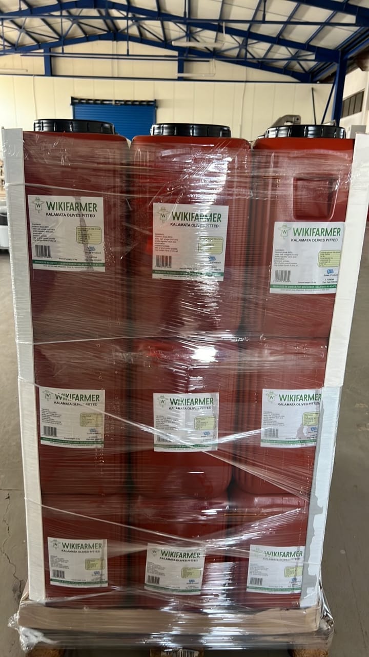 Kalamon Olives - Extra Jumbo (161-180) - 12kg Keg (dr. weight)