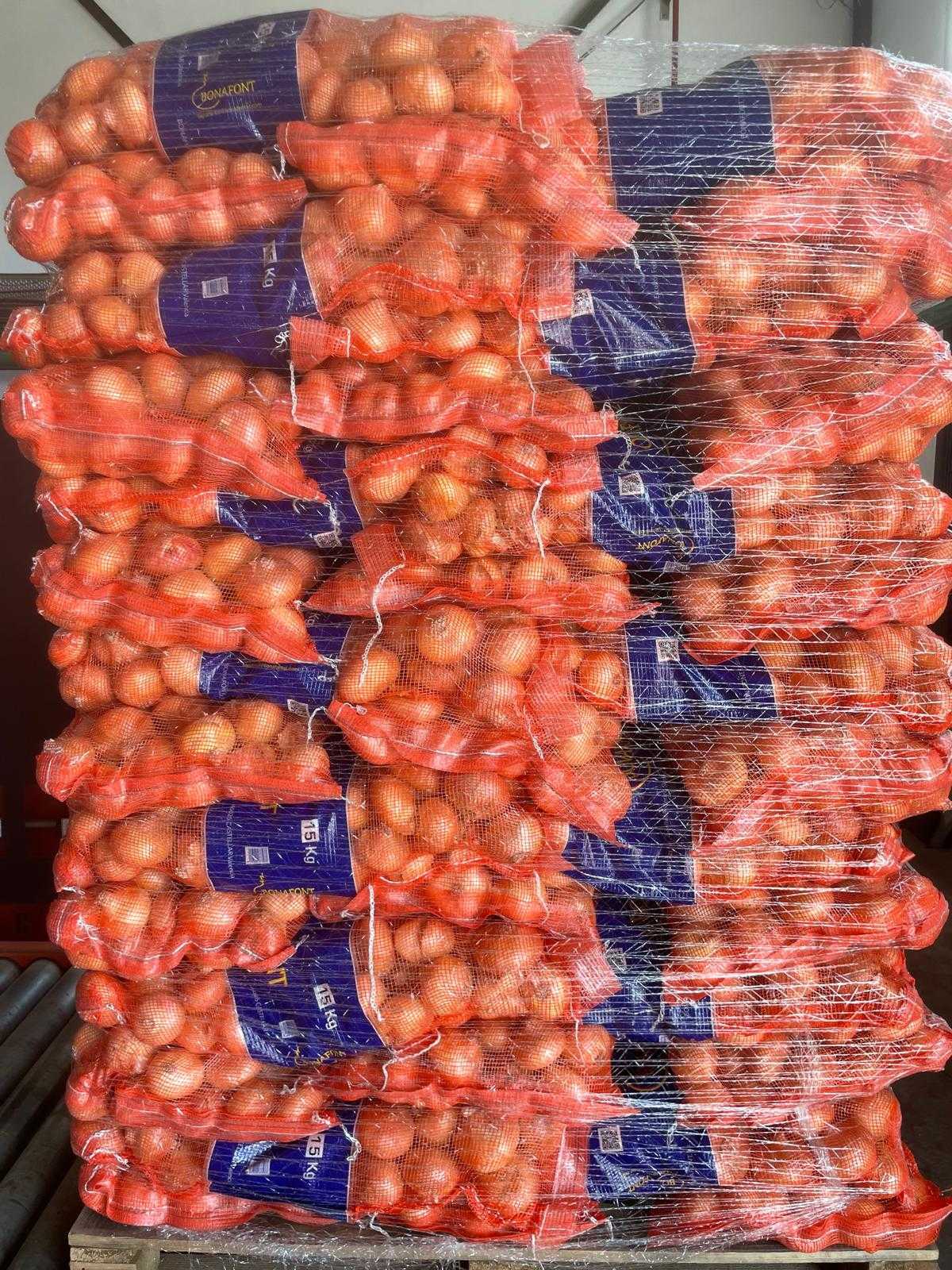 Onions var. Grano- CAT. I -Size 3 (80-90mm) - Bag 20Kg