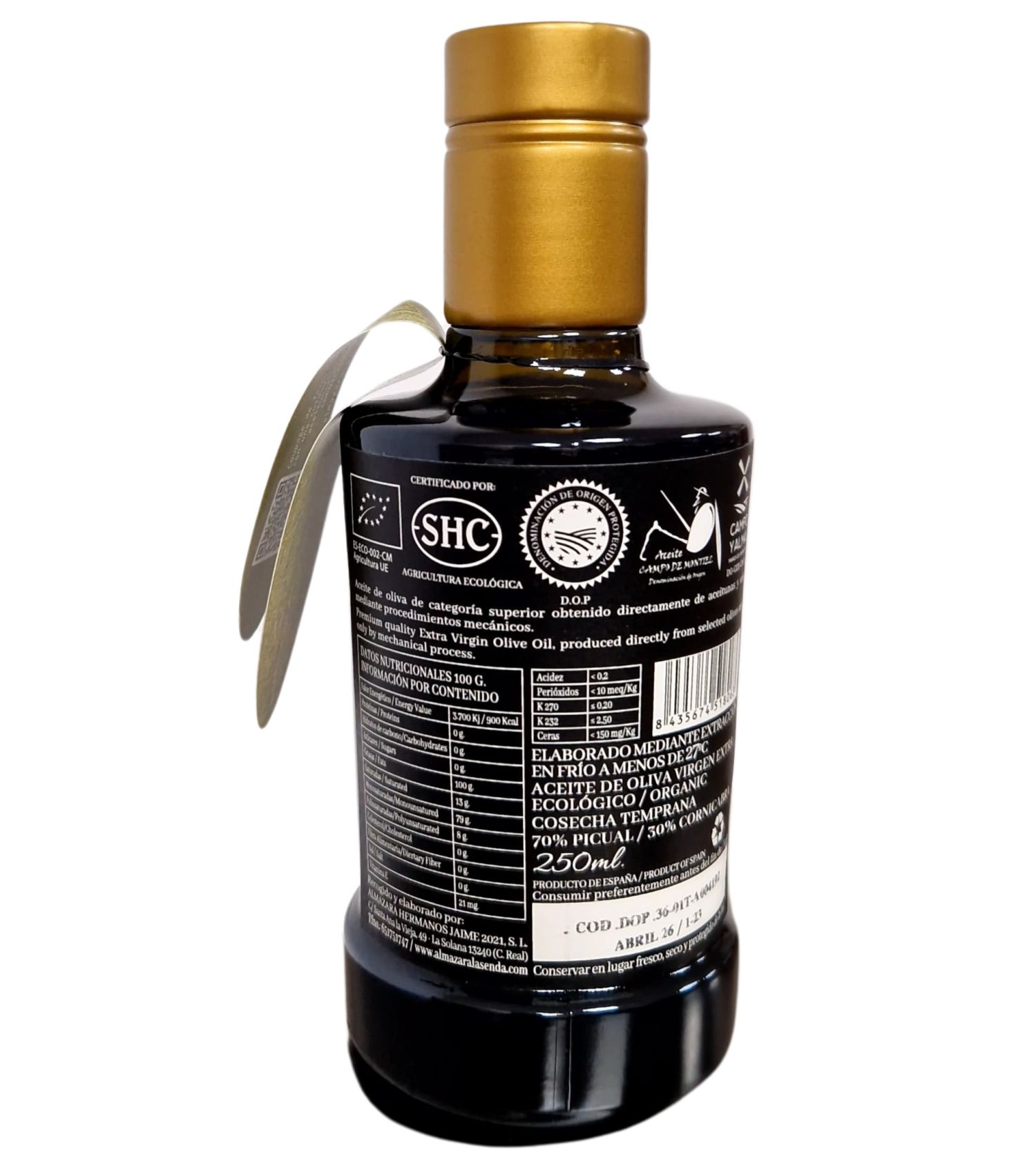 Extra Virgin Olive Oil 250ml Cristal España
