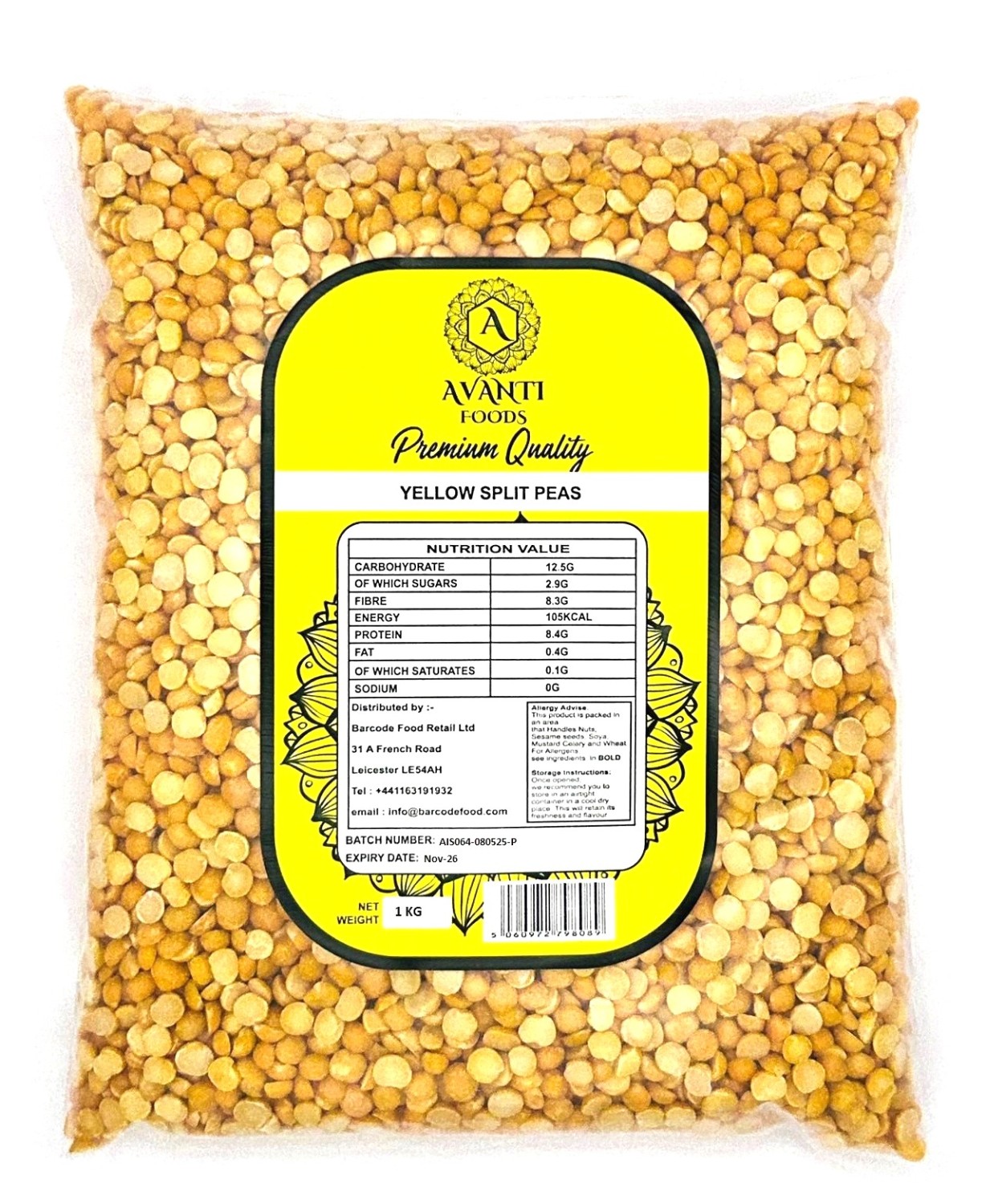YELLOW SPLIT PEAS