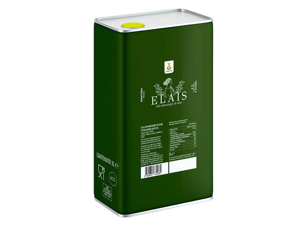 Extra Virgin Olive Oil 3L Metal Can Italy