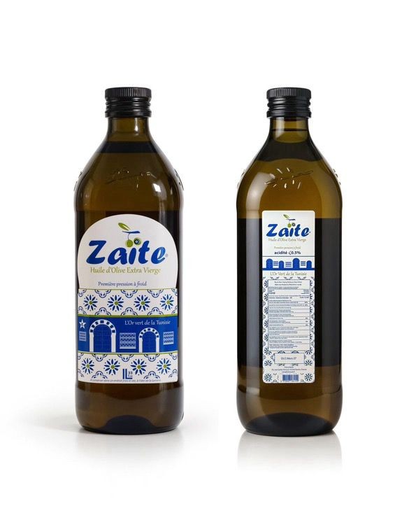 Extra virgin Olive Oil 1L Glass Tunisia