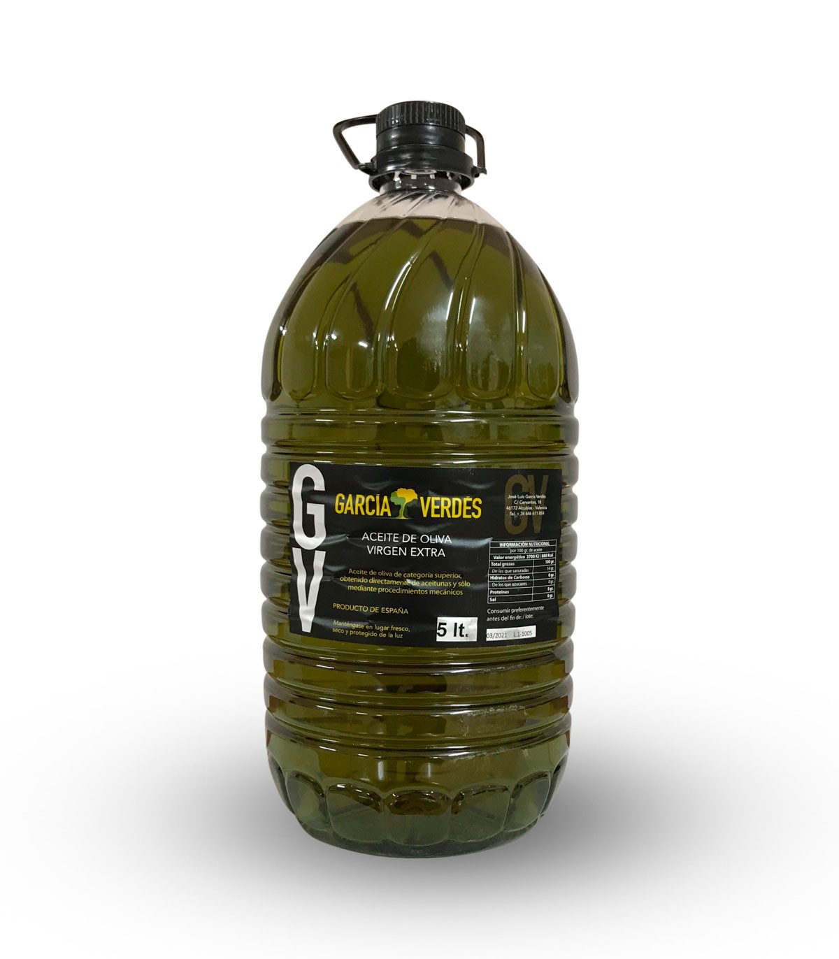 Extra Virgin Olive Oil 5l PET Spain
