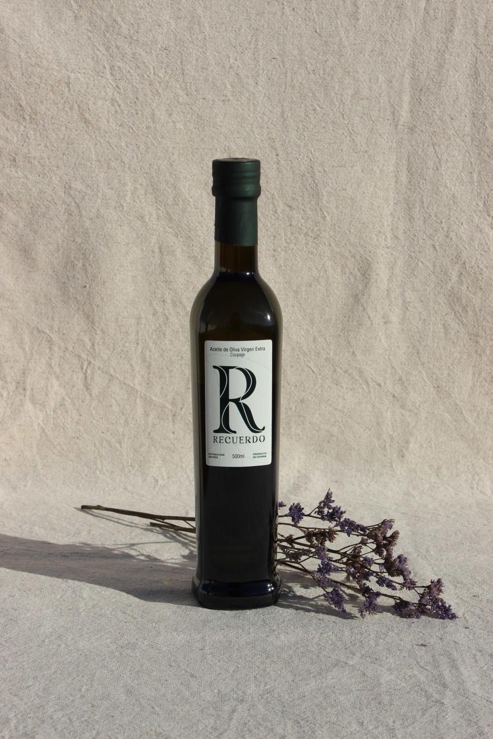 Extra Virgin Olive Oil 500ml Glass Bottle Spain