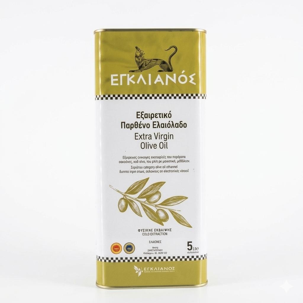 Extra virgin olive oil 5l Metal TIN Greece