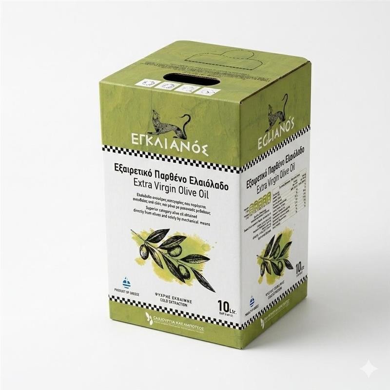 Extra virgin olive oil 10l Bag-In-Box Greece