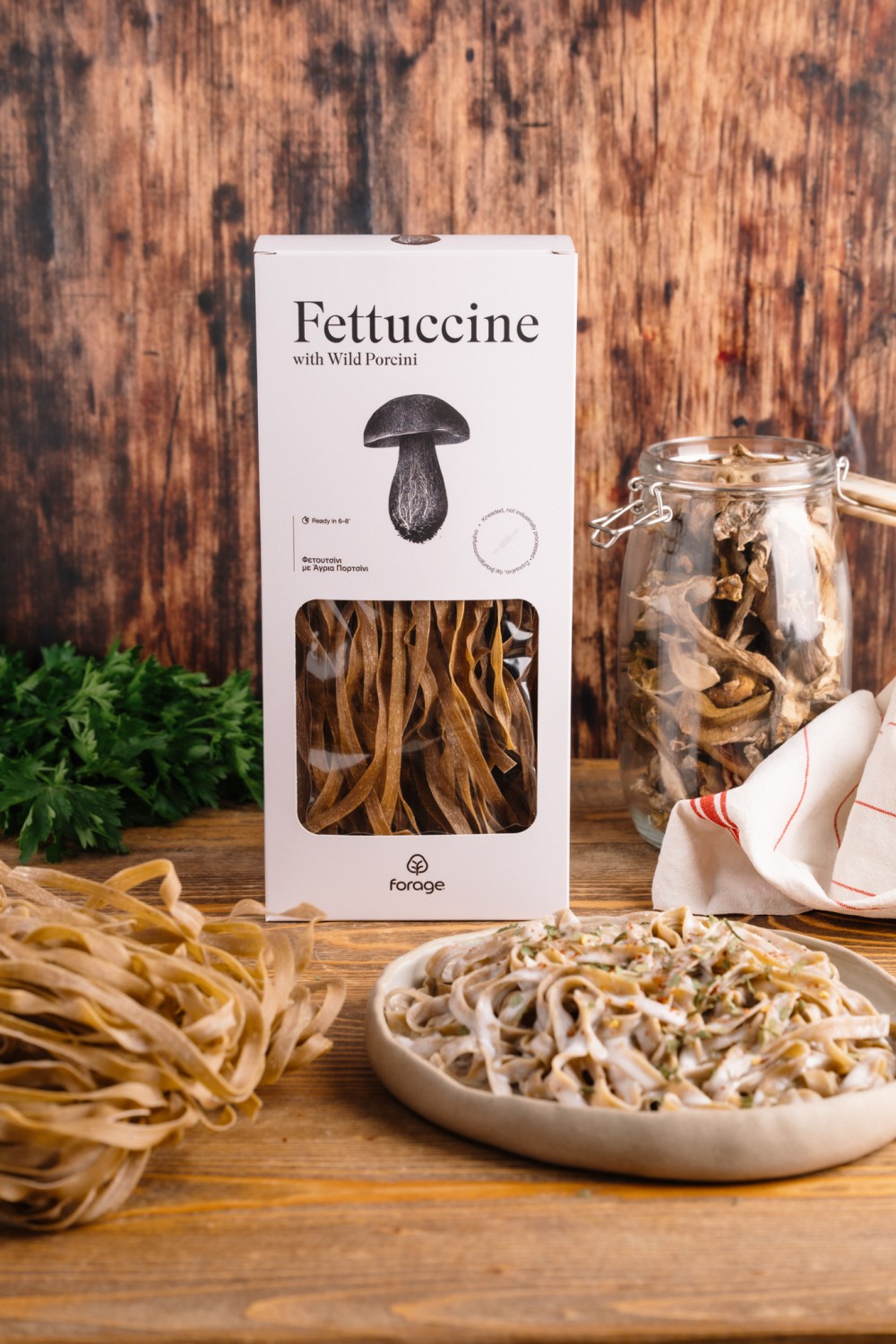 Fettuccine with Wild Porcini Mushrooms 250 g