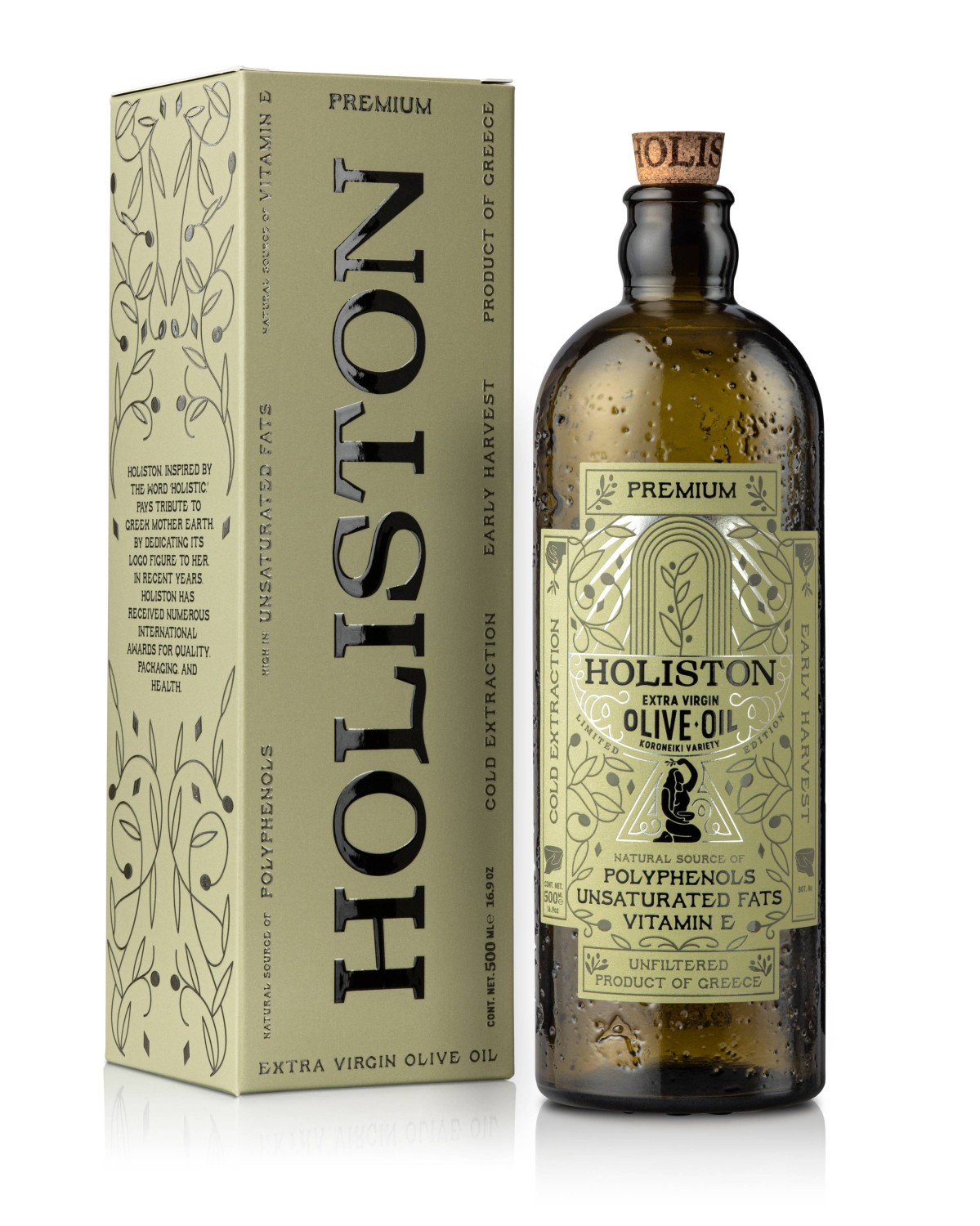EVOO 500ml Glass Container Greece