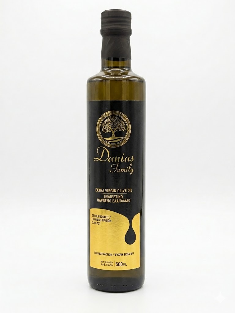 EVOO 750ml Glass Container Greece
