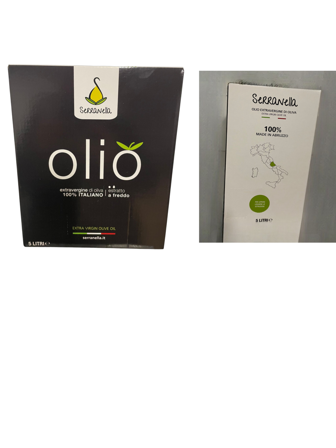 Extra Virgin Olive Oil 5L Bag-In-Box Italy