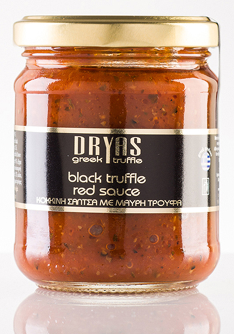 Red sauce with black truffle 180gr