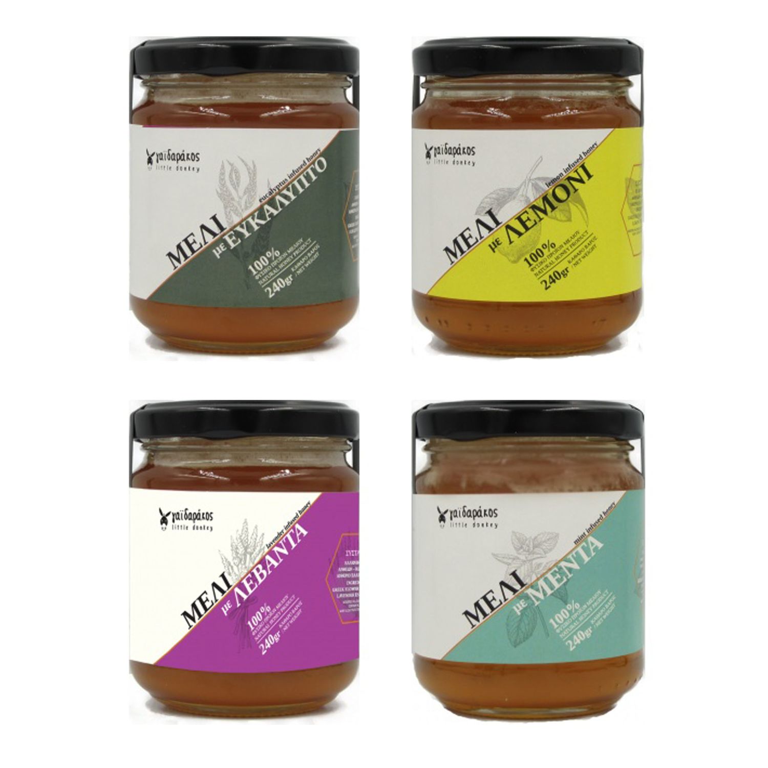 Honey with essential oil 240g