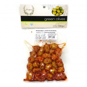 Olives of different varieties in vacuum 250gr and jars with olive paste - Pack of 10 pieces