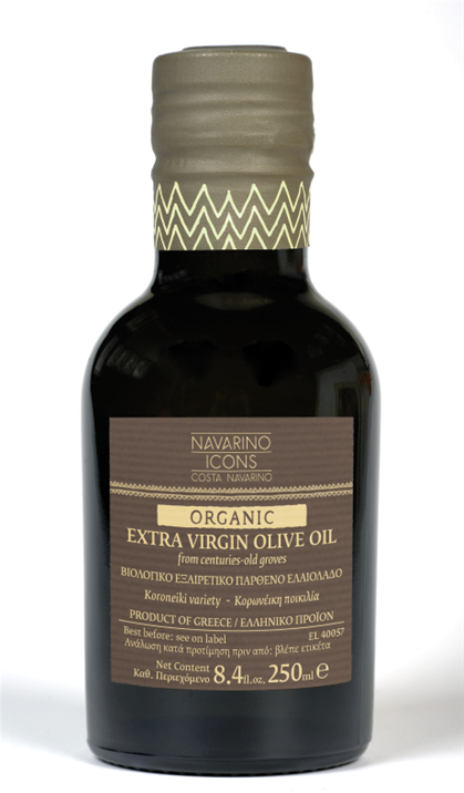 Organic Extra Virgin Olive Oil - 250ml - Koroneiki variety