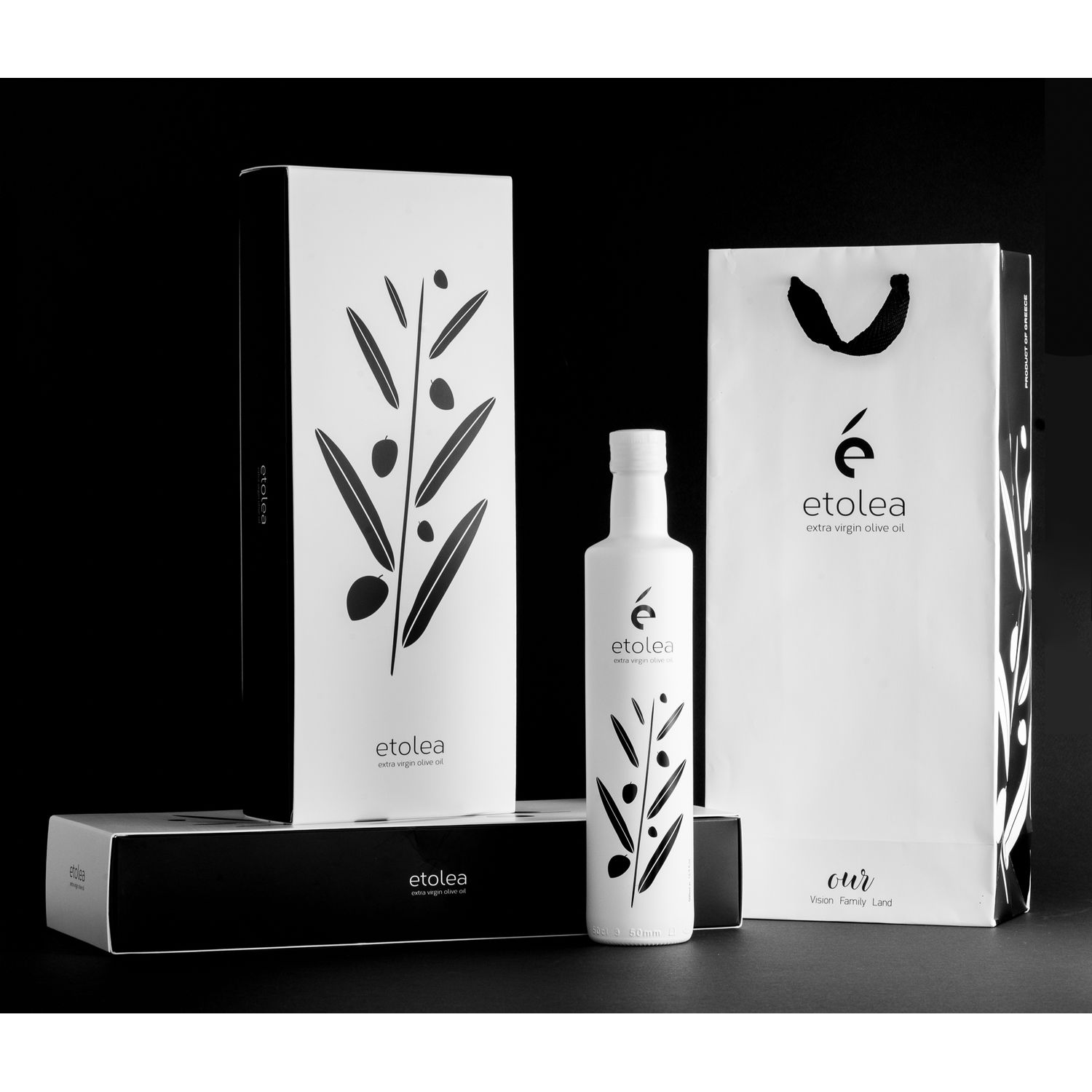 White Gift Box (Includes gift box, 500ml olive oil and a bag)