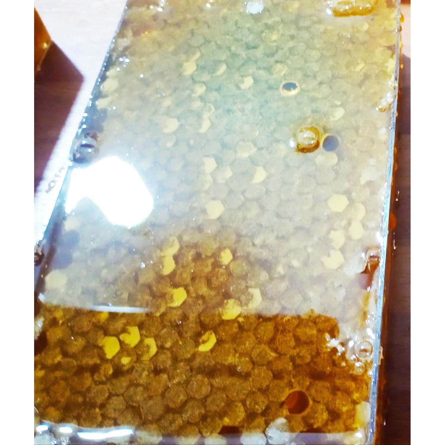Thyme honey with fresh honeycomb 300g