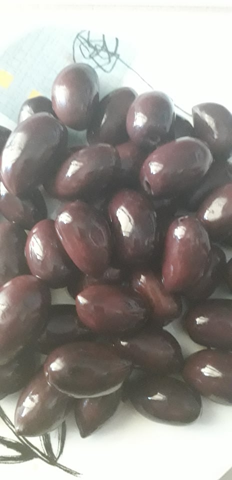 Kalamon Olives of Aetolia-Acarnania in brine, 5 kg package