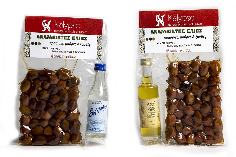 Mixed olives with Ouzo