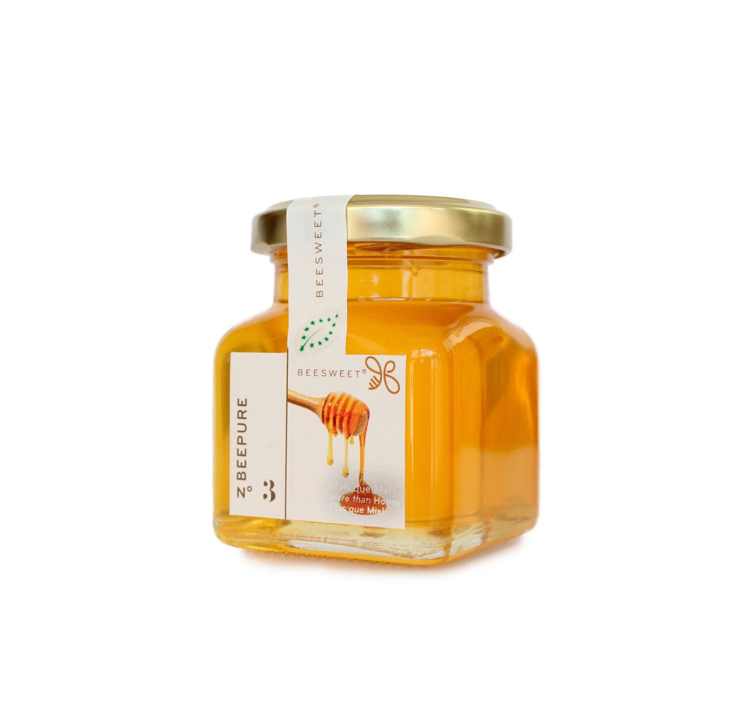 N. 3 Beepure BIO - Natural Honey (375g)
