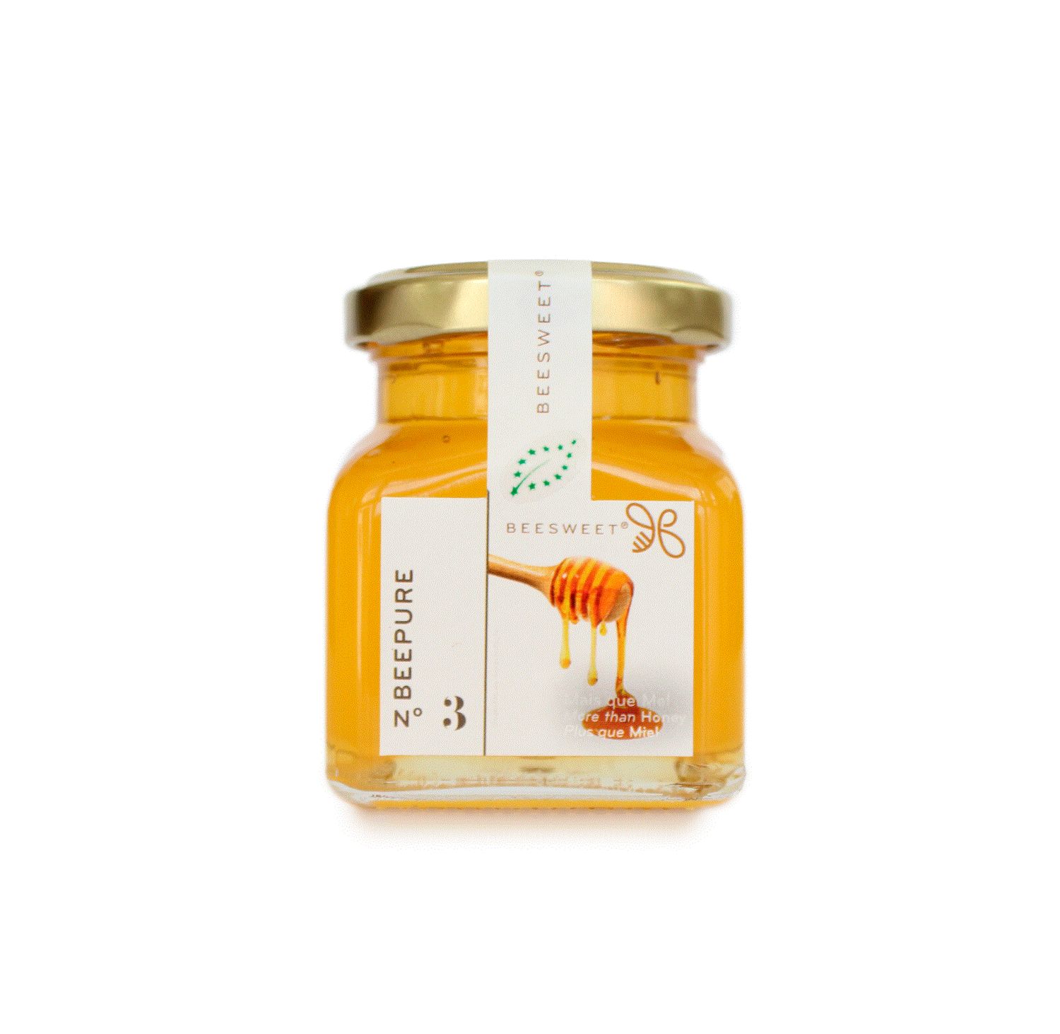 N. 3 Beepure BIO - Natural Honey (375g)