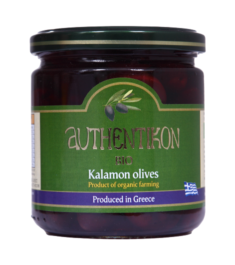 Kalamon Pitted Olives - Glass packaging