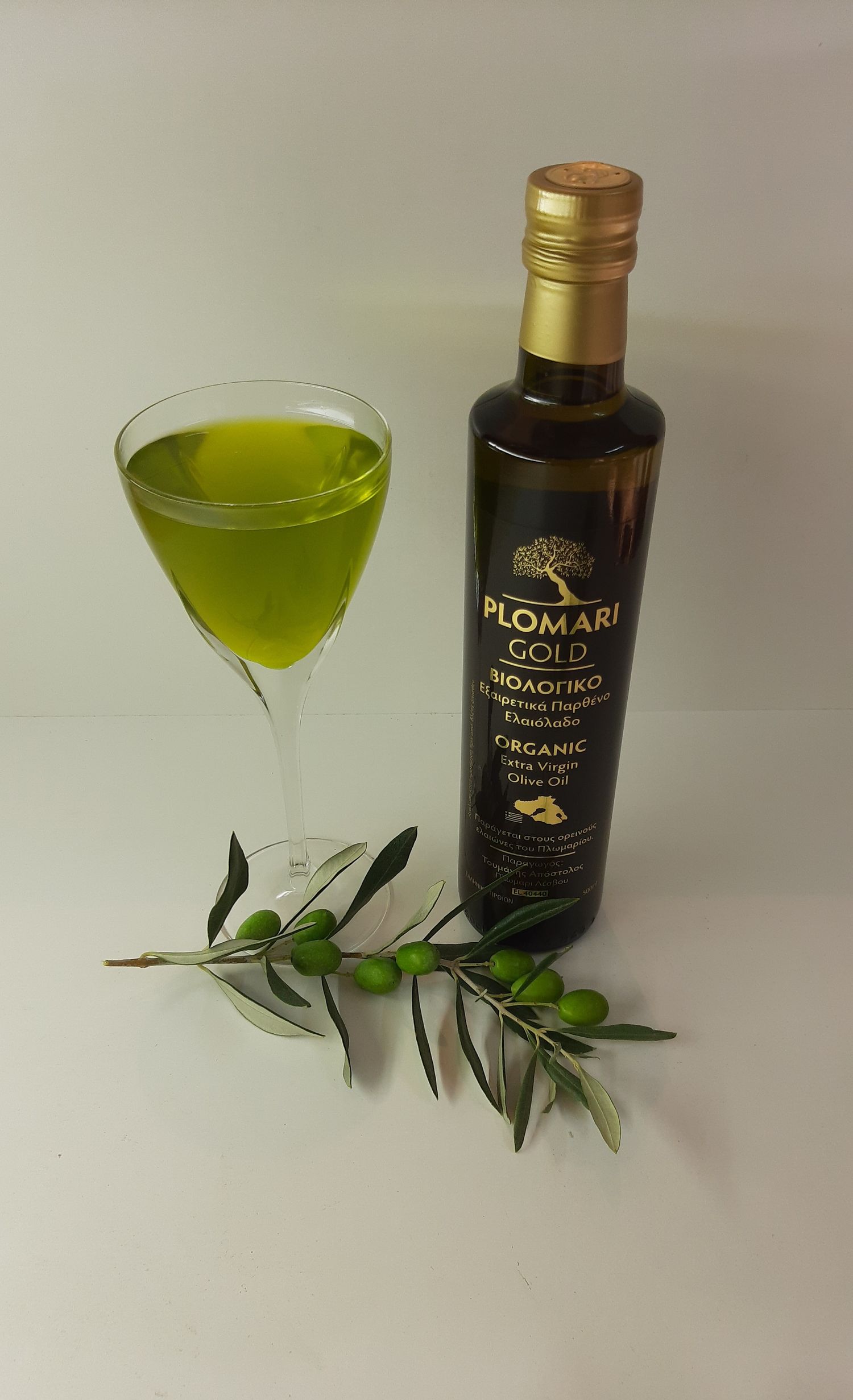 Organic extra virgin olive oil 4lt PLOMARI GOLD