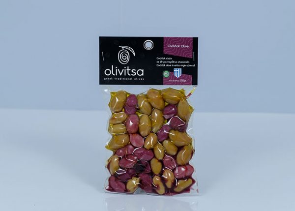 Cocktail olives vacuum 250gr