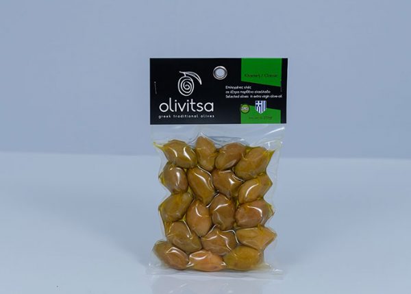 Natural green Olives Super Mammouth vaccum 250gr