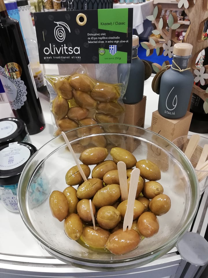 Natural green Olives Super Mammouth vaccum 250gr