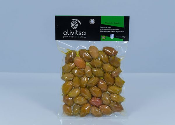 Natural green Olives Super Mammouth vaccum 500gr