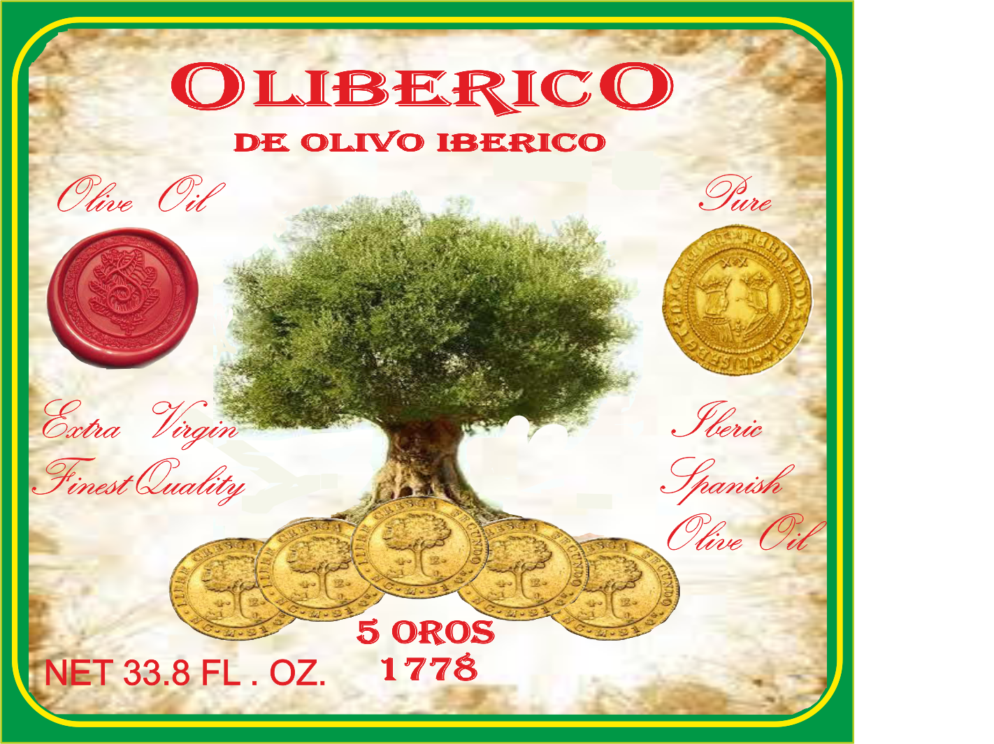 Oliberico Extra Virgin Olive Oil 1L